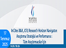 InCites B&A, JCR, Research Horizon Navigator: Araştırma Stratejisi ve Performansı : Tüm Araştırmacılar İçin